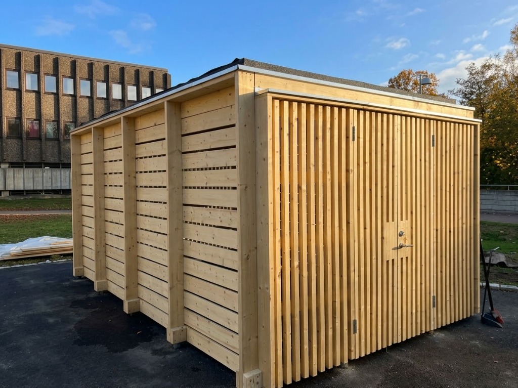 Träbyggnad exteriör
